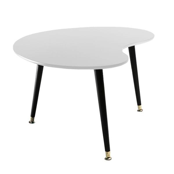 Журнальный столик с деревянными ножками белый "Почка" WOODI  00-3966470 Белый  - Вид №8