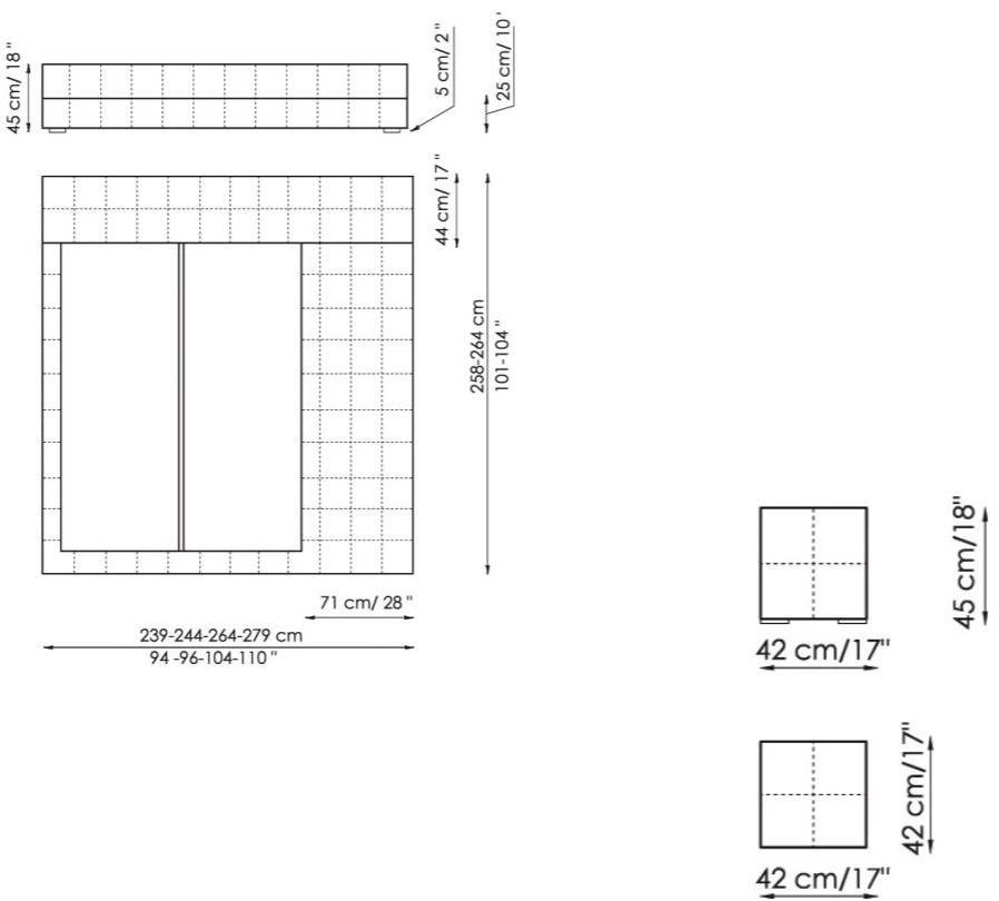 Bonaldo Двуспальная кровать со съемным покрытием sun-id-1452359 - Вид №9