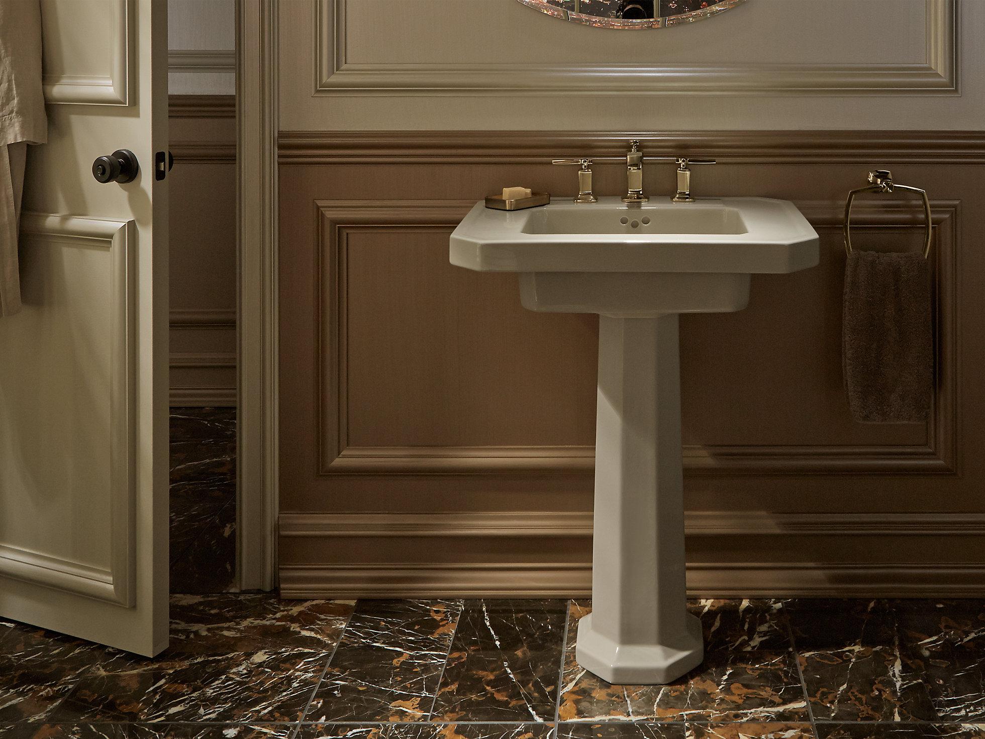 KOHLER Kathryn Пьедестал раковина с 8 шт. K-2322-8-7  - Вид №2