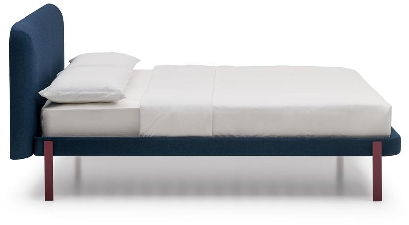 Bolzan Letti Двуспальная кровать с обивкой из ткани Joy sun-id-1487001 - Вид №7