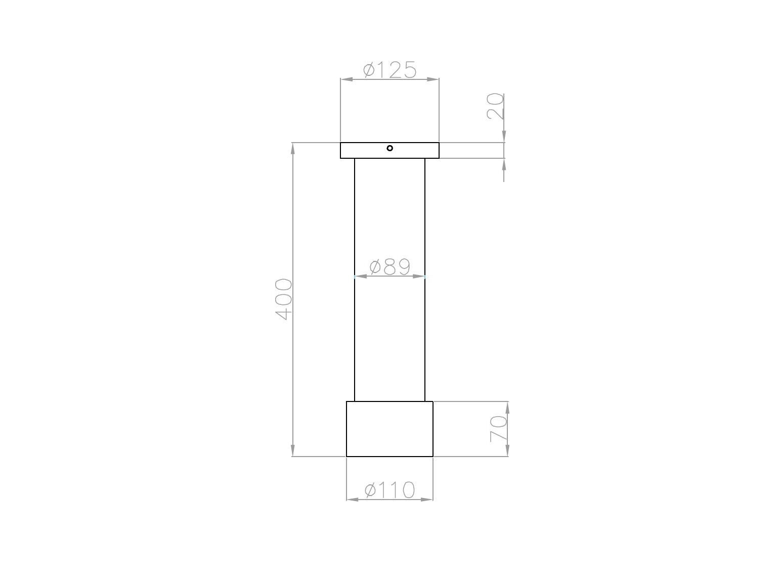 Душевая колонка из нержавеющей стали с ручным душем JEE-O ARCH-00009373 - Вид №2
