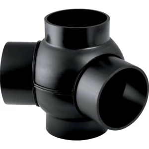 GEBERIT 364.370.16.1 Крестовина шаровая Geberit PE 88,5°, соединения 135° смещенные