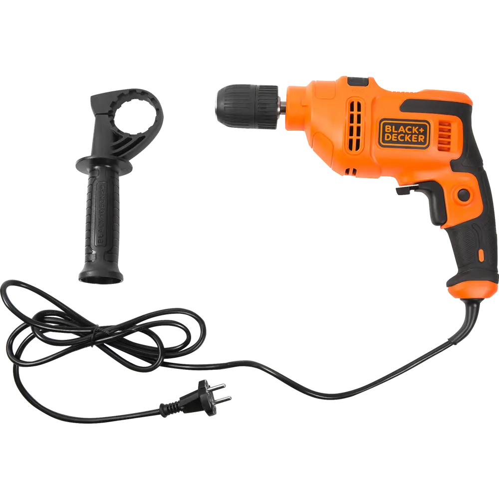 Ударная дрель Black&Decker BEH200-QS, 500Вт 82126874 STLM-2077302 BLACK + DECKER  - Вид №4