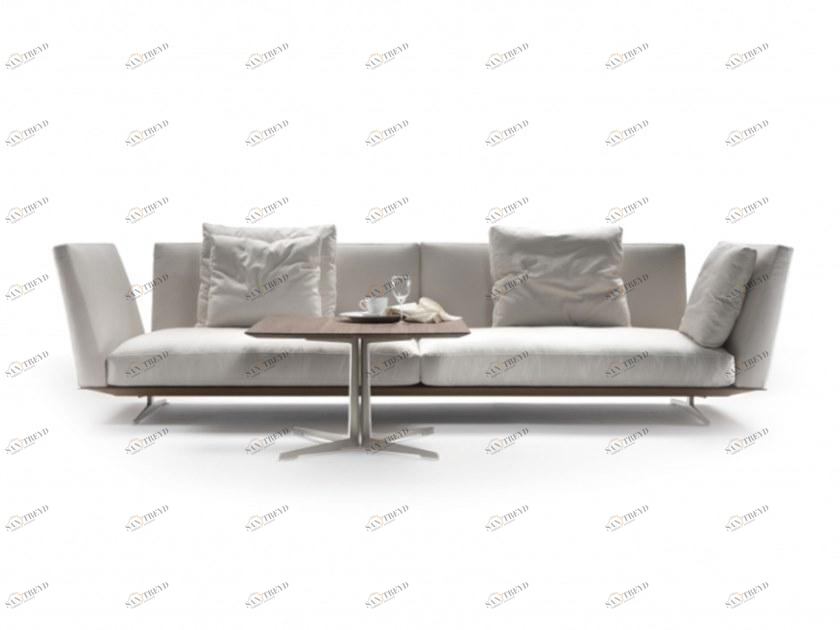 Flexform 3-х местный тканевый диван Evergreen sun-id-1434806