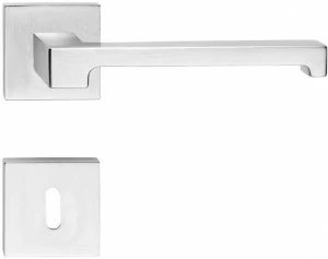 LINEA CALI' Ручка из латуни на розетке с замком Open