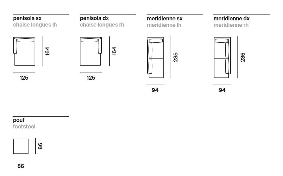 3-местный тканевый секционный диван Twils HAROLD ARCH-00147644 - Вид №6