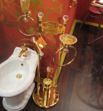 Стойка 4-х функциональная MIGLIORE.CRistalia ML.CRS-60.244.BR - бронза  - Вид №1