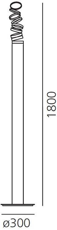 Artemide Светодиодный торшер отраженного света из анодированного алюминия Decomposé light sun-id-1351726 - Вид №1