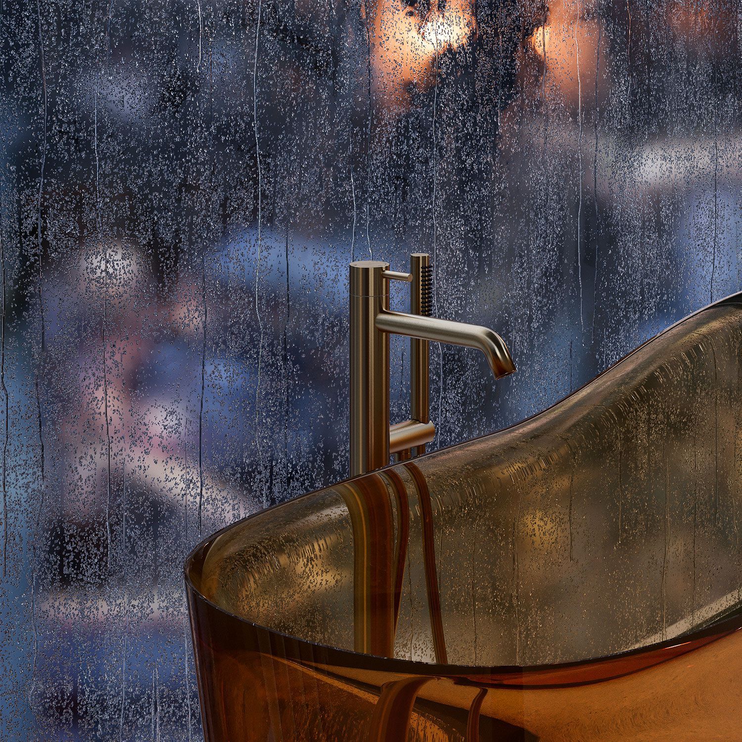 Смеситель для ванны из нержавеющей стали с ручным душем SINED ORISTANO ARCH-00146800 - Вид №4