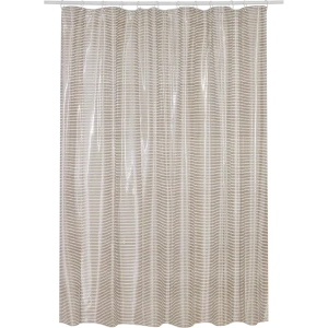 Штора для ванной Meiwa Linea 182х182 см ПВХ цвет прозрачный/золотой 83784019 STLM-2015001