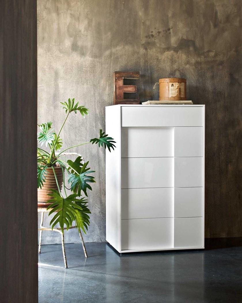 ZANETTE Комод из лакированного дерева со встроенными ручками Kairo sun-id-1511303 - Вид №1