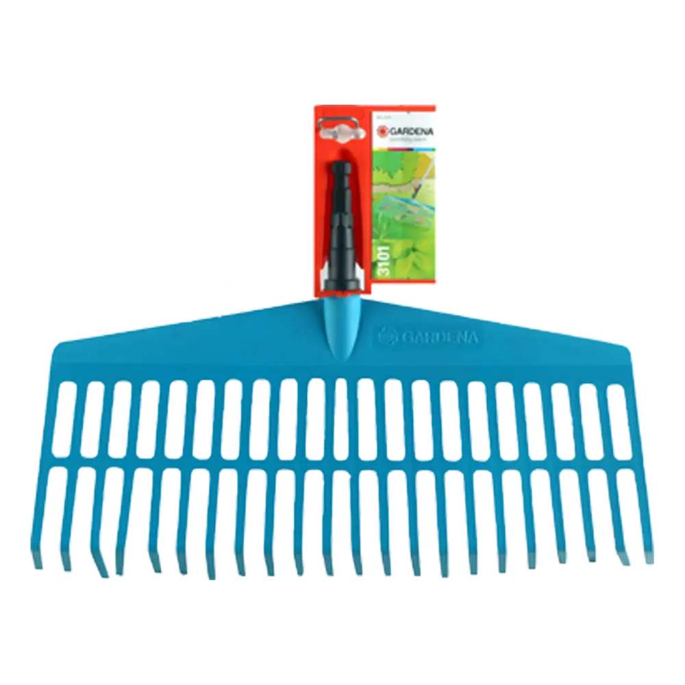 Грабли веерные Gardena 22 зуба 43 см пластик, без черенка Combisystem 81986589 STLM-2118366  - Вид №1