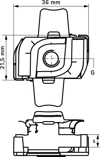 651868012 Монтажные профиля BIS RapidStrut® Монтажные гайки с фиксатором (BUP1000) монтаж в профиле Strut WALRAVEN  - Вид №1