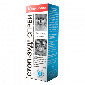 Т0041103 Препарат Стоп-Зуд спрей 30мл Apicenna