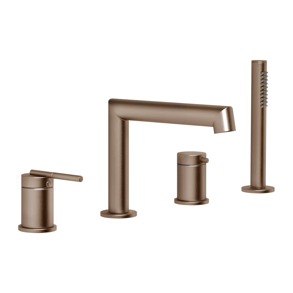 Смеситель для ванны 63537 708 Gessi Ingranaggio МЕДНЫЙ МАТОВЫЙ PVD 63537708