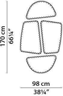 BAXTER Настенное зеркало в современном стиле sun-id-1380444 - Вид №2