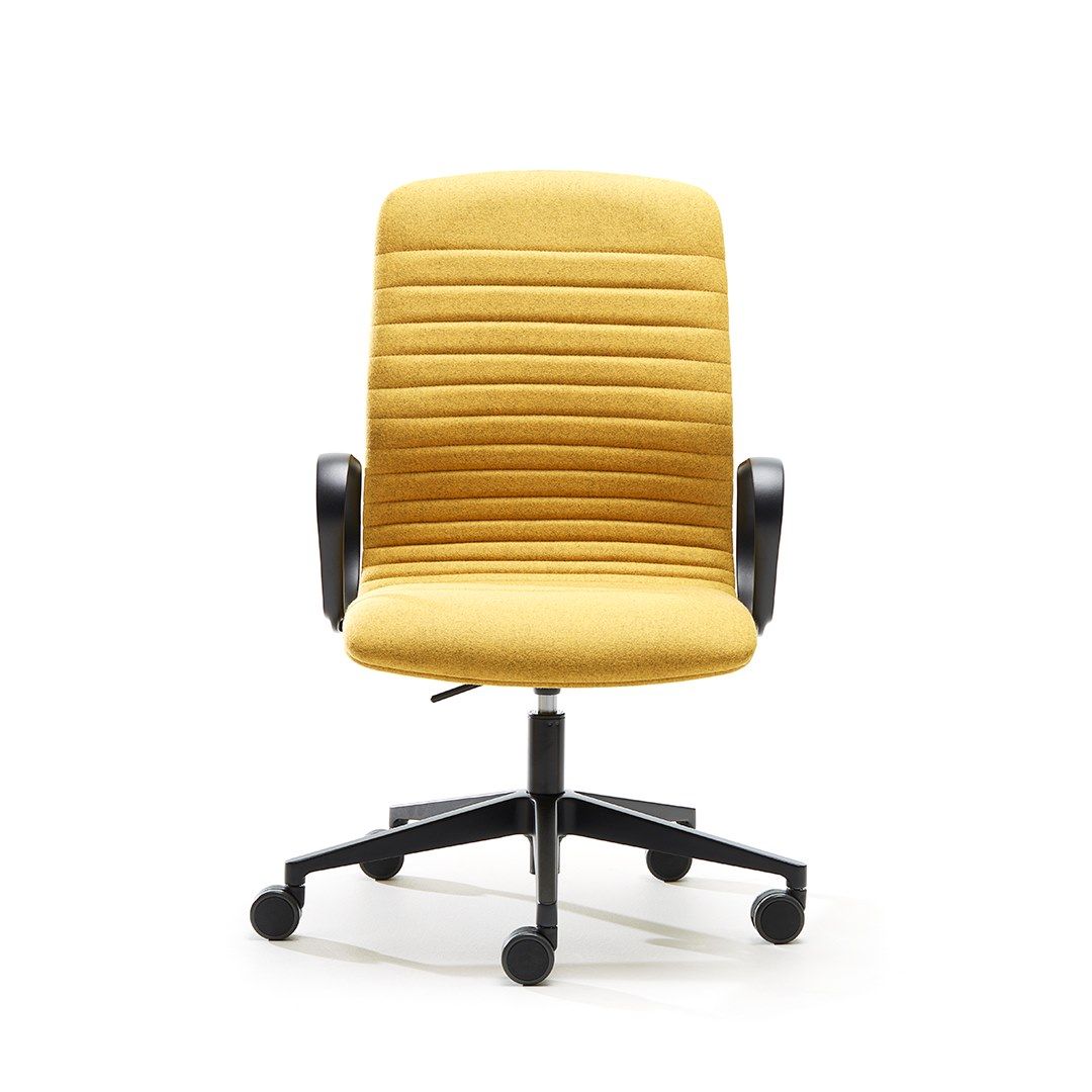 Кожаный мягкий поворотный операционный стул с подлокотниками VAGHI Union Guest ARCH-00144853 - Вид №7