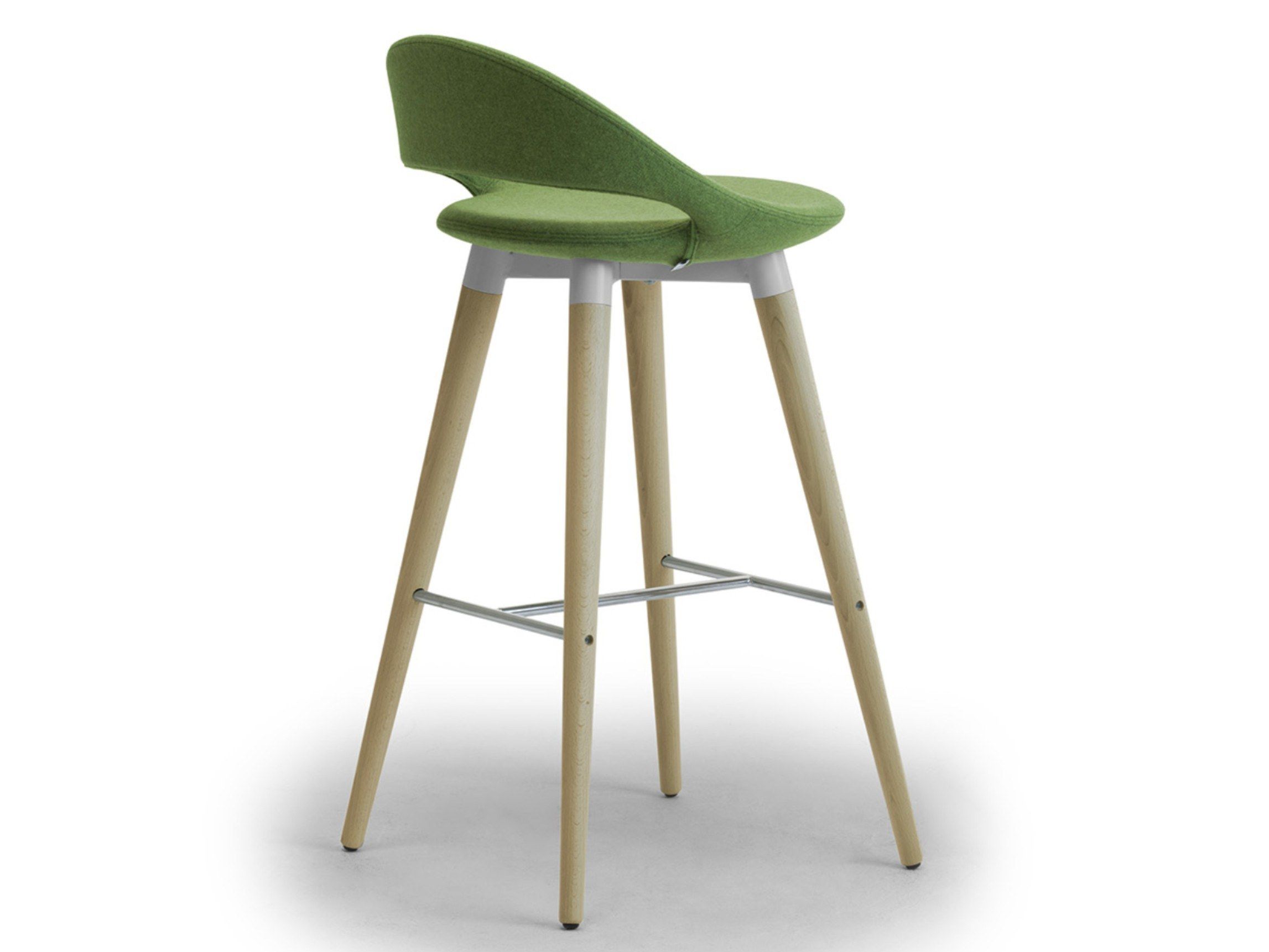 Высокий стул из дерева и ткани со спинкой Leyform Samba ARCH-00097050 - Вид №3
