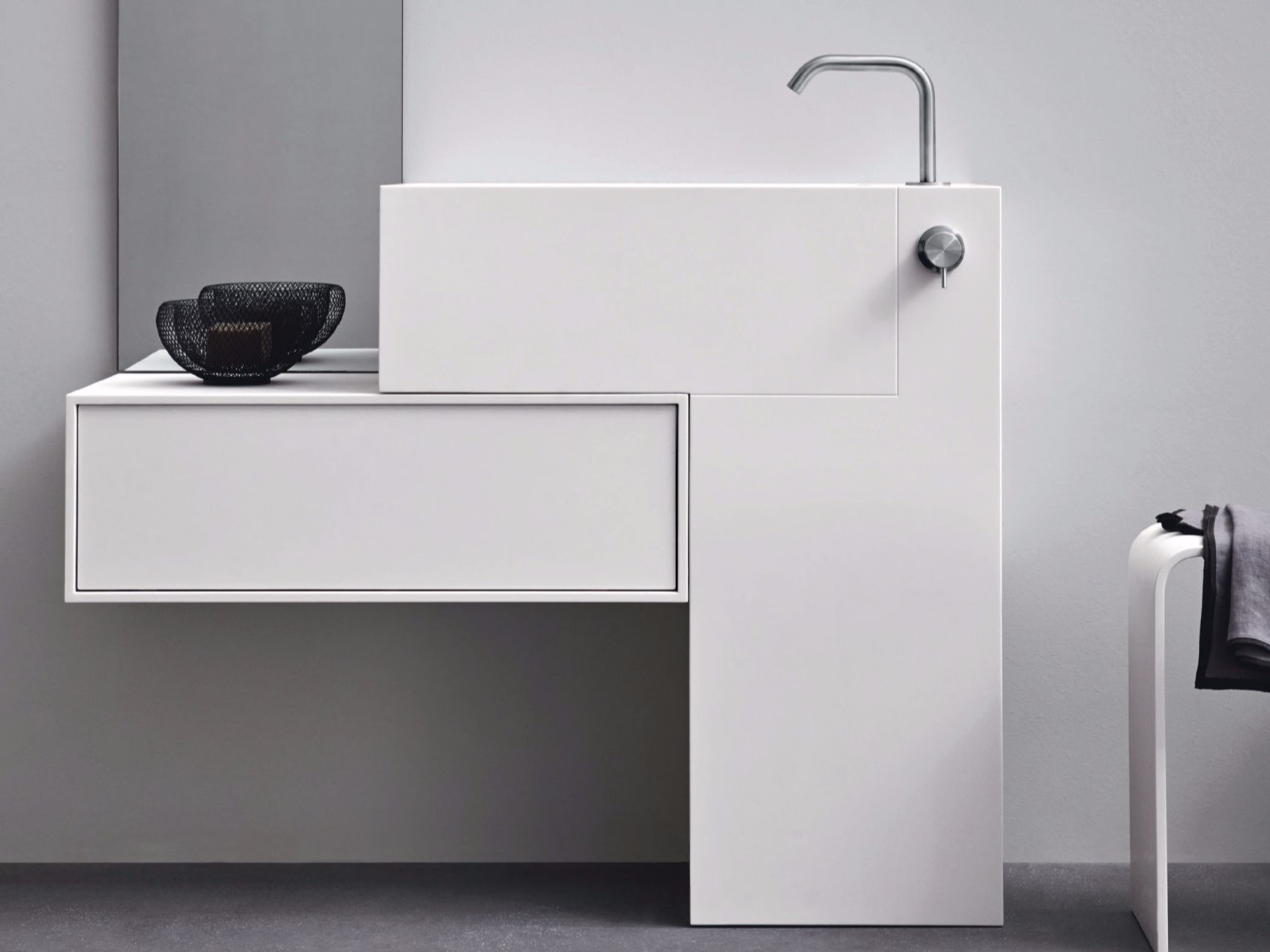 Раковина из кориана на земле Rexa Unico ARCH-00029882