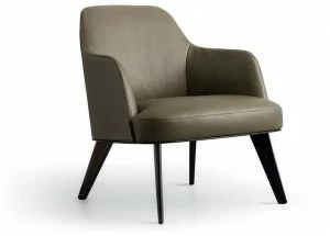 Poliform Кожаное кресло с подлокотниками Jane