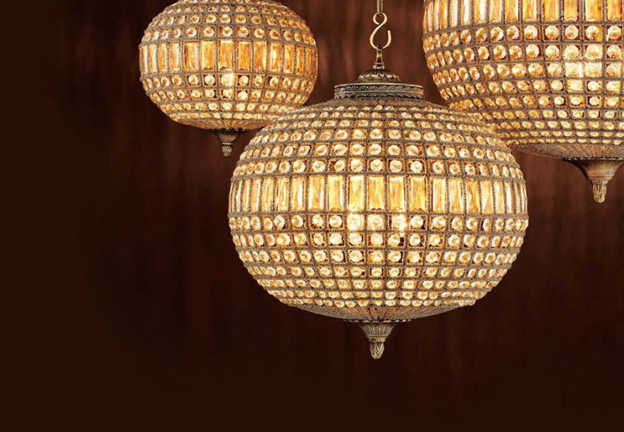 Люстра Kasbah Oval M от Eichholtz 106268 EICHHOLTZ ДИЗАЙНЕРСКИЕ, EICHHOLTZ 060637 Латунь  - Вид №2