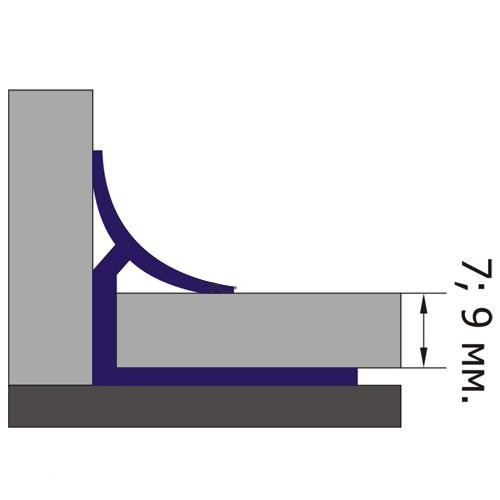 Уголок 30R (25) кирпичный 7 мм вн Santreyd 254818 - Вид №1