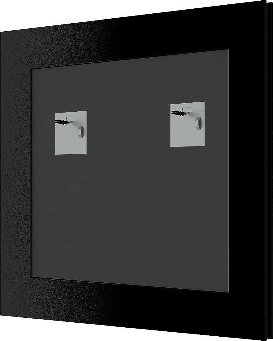 BY 3141 Зеркало в багетной раме - версаль кракелюр 64 mm EVOFORM Definite - Вид №1