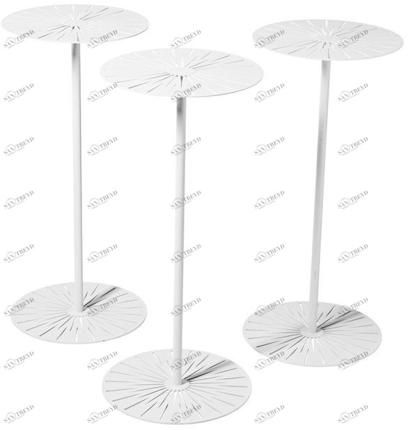 Nola Industrier Садовый столик круглый из стали Cake/sun/dot sun-id-1489970