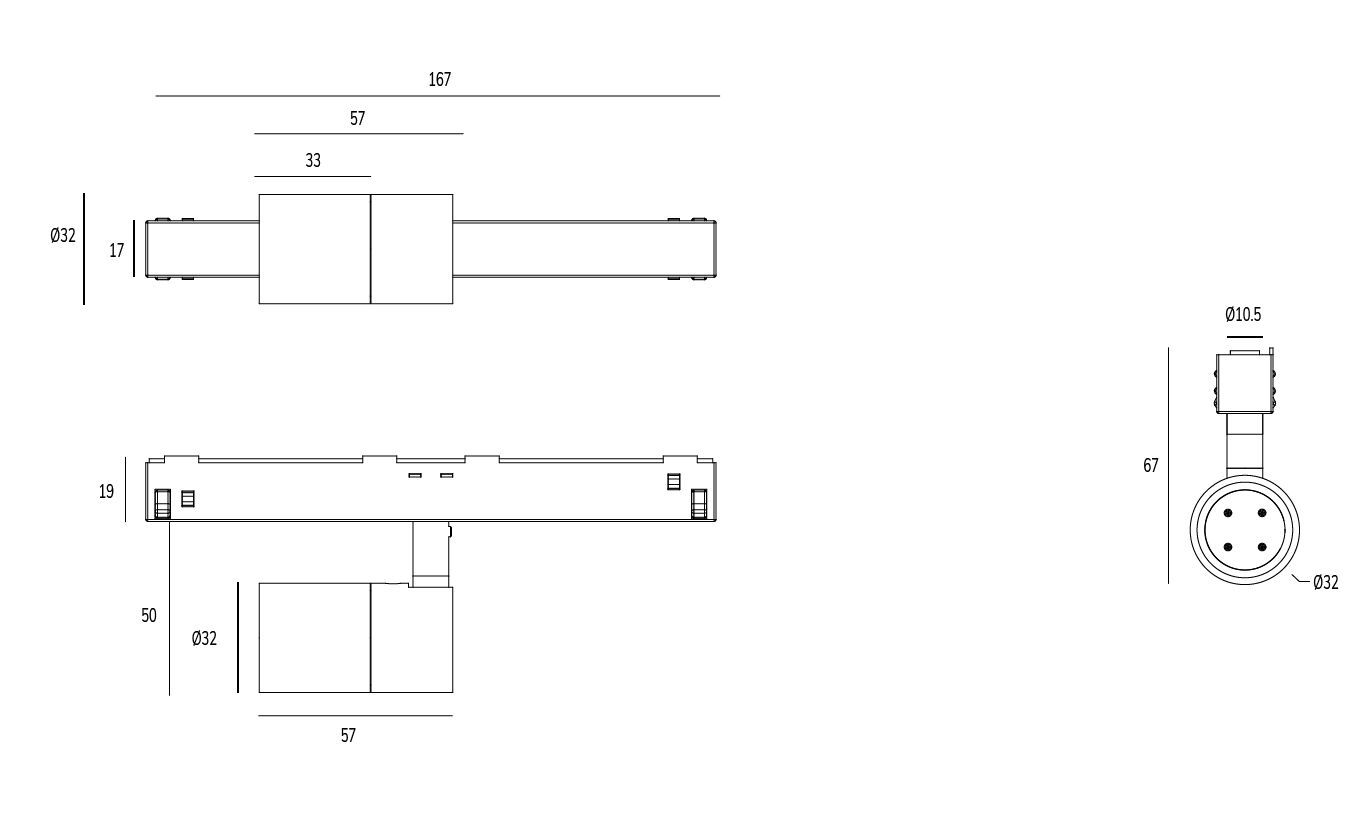 Алюминиевое светодиодное освещение Exporlux POINT CA ARCH-00103916 - Вид №2
