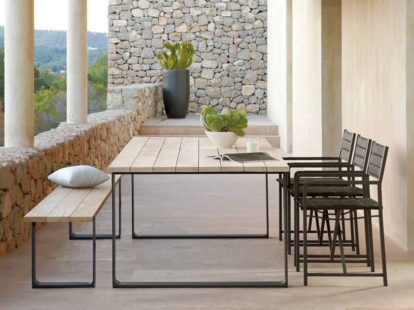 MANUTTI Садовая скамейка из тика Prato sun-id-1349924 - Вид №2