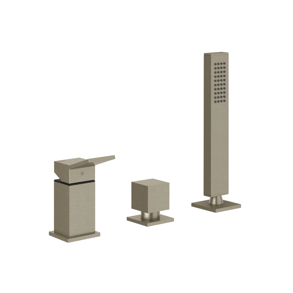 Смеситель для ванны 53043 149 Gessi Rettangolo k МАТОВЫЙ НИКЕЛЬ FINOX 53043149