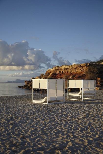 GANDIABLASCO Откидывающаяся грядка из термолакированного алюминия с балдахином Daybed sun-id-1362080 - Вид №3