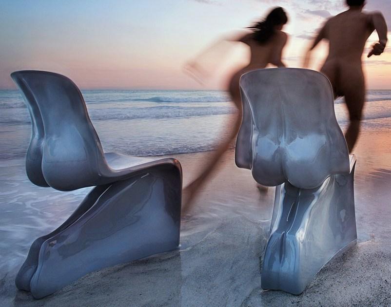 Casamania & Horm Стул из полиэтилена Him & her sun-id-1349606 - Вид №4