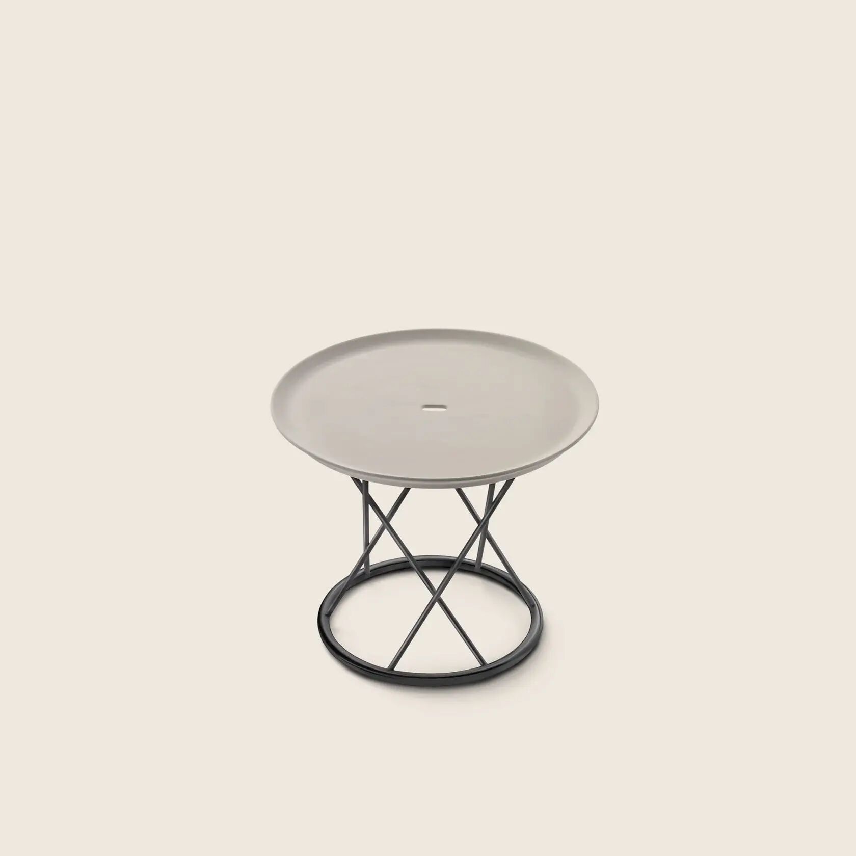 Круглый стальной журнальный столик с порошковым покрытием Flexform Торчелло ARCH-00133595 - Вид №3