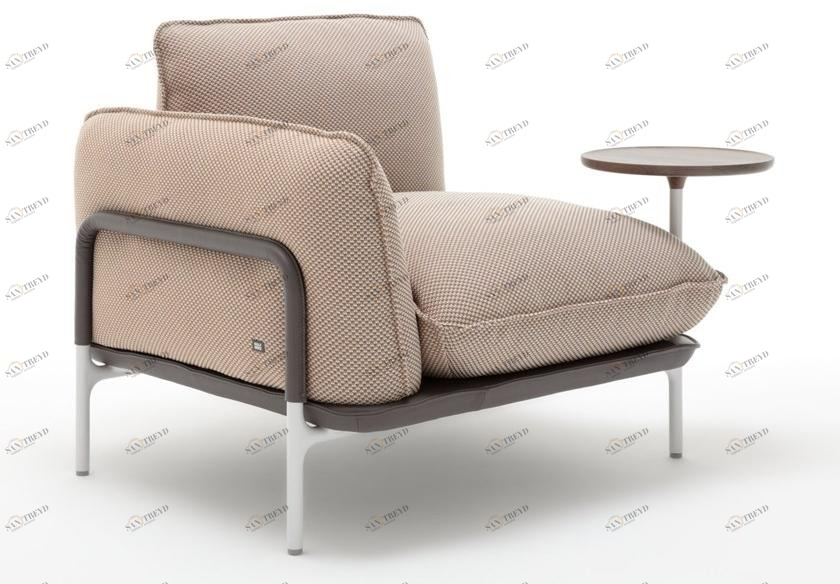 Rolf Benz Кресло из ткани с подлокотниками Rolf benz 515 addit sun-id-1387074