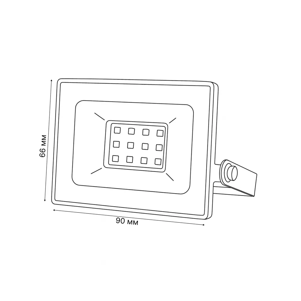 Прожектор светодиодный уличный Volpe 20 Вт IP65 зеленый свет STLM-2202860 - Вид №7
