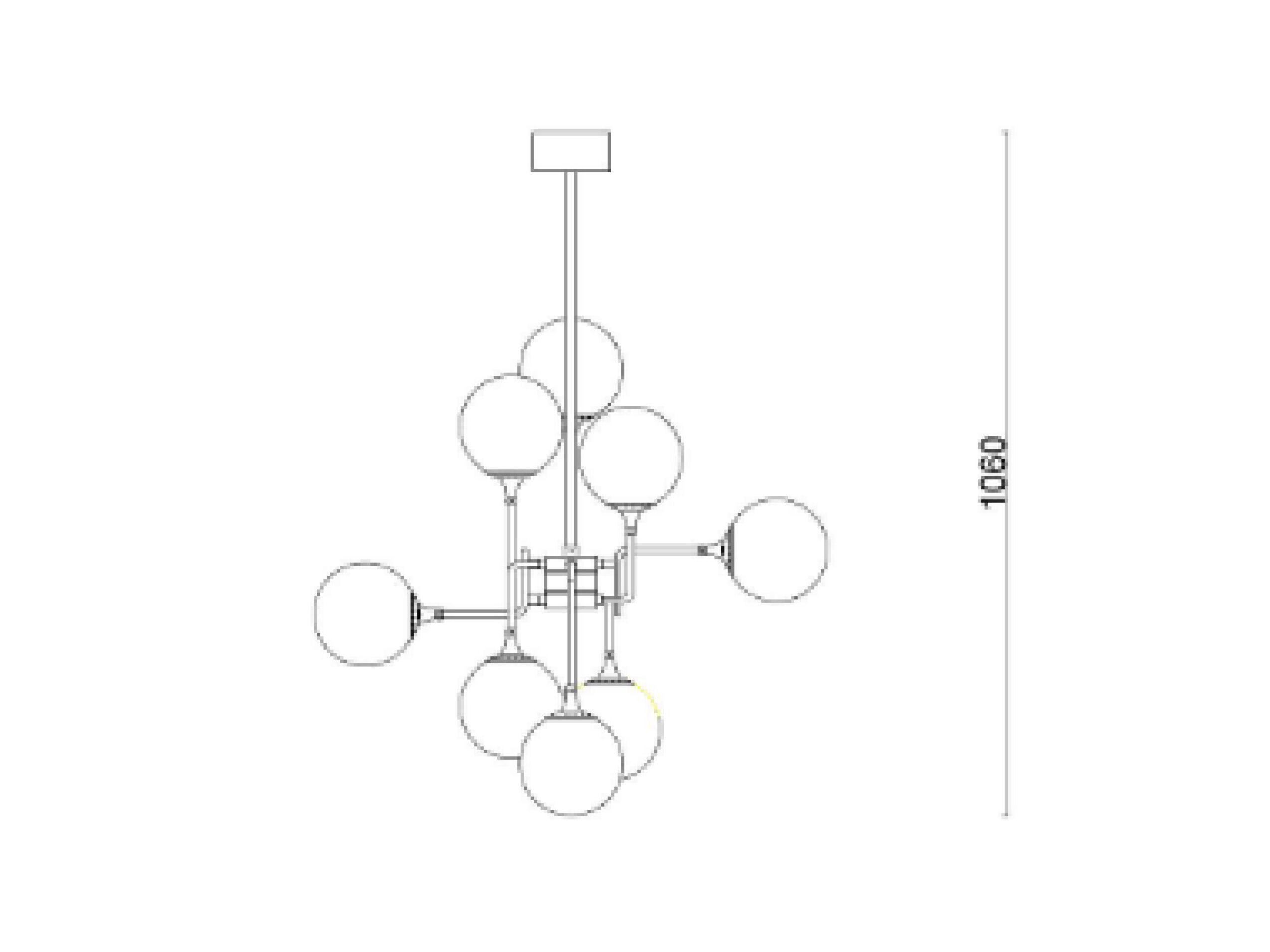 Светодиодный подвесной светильник из латуни и стекла Lampex Italiana Vega ARCH-00137769 - Вид №3