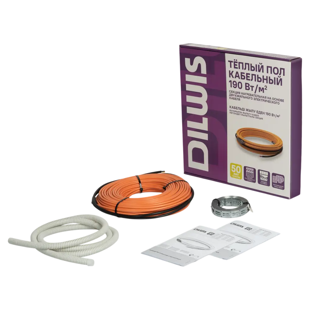 Нагревательный кабель для теплого пола DILWIS 4 м2 760 Вт STLM-2051510 - Вид №1
