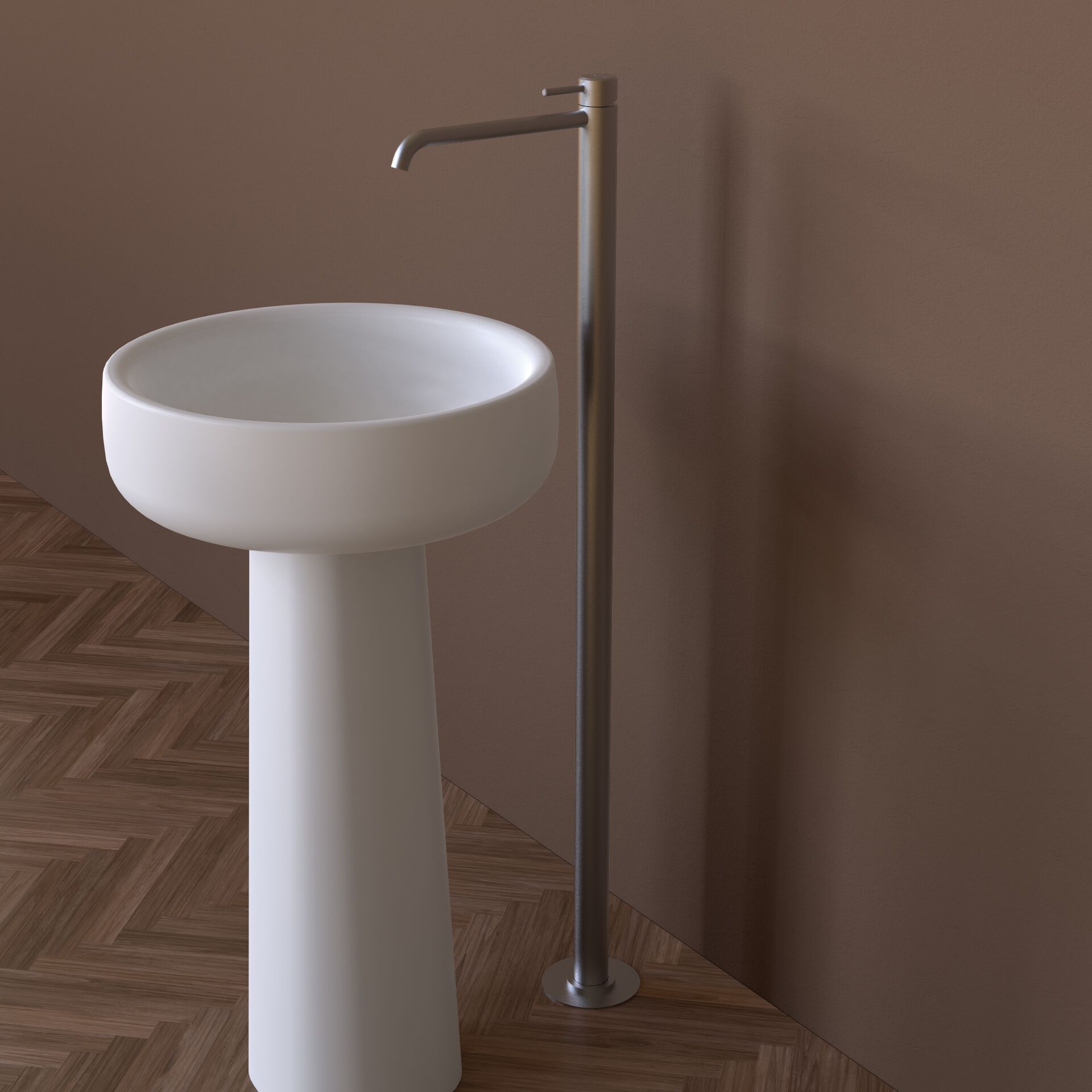 Смеситель для раковины из нержавеющей стали Ceramica Flaminia ARCH-00058270 - Вид №1