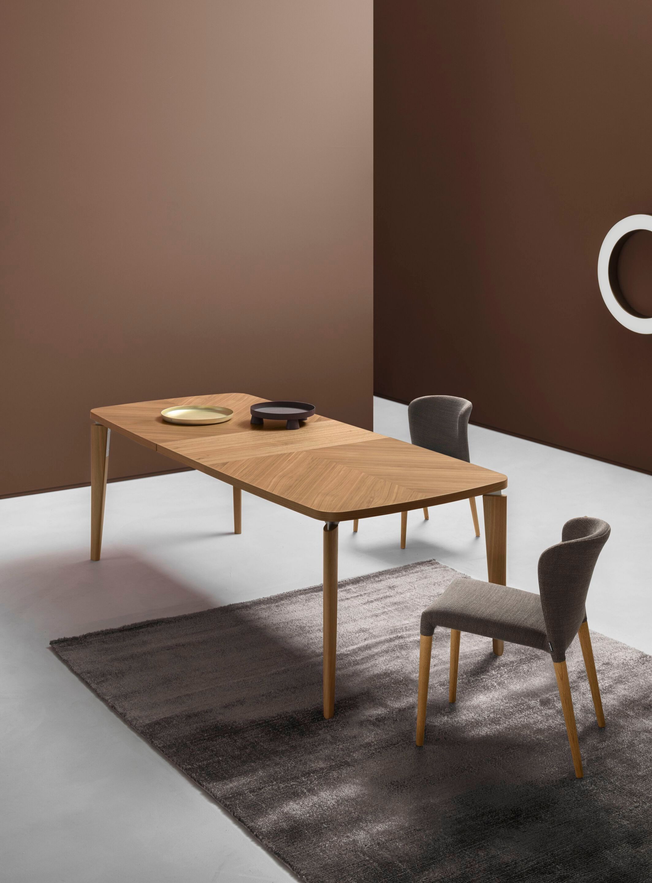 Деревянный прямоугольный стол Alf DaFrè FYRA ARCH-00053224 - Вид №6