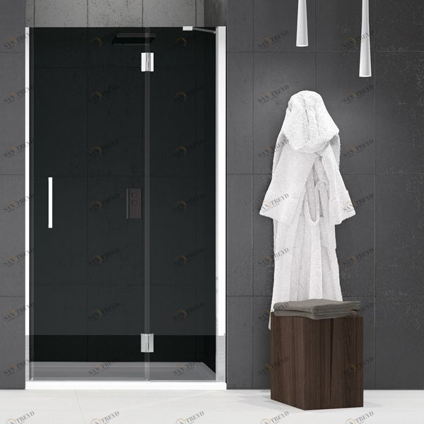 Двери в нишу 101 см LOUVRE G Novellini LOUVRE дымчатые серые LOUVRG100LS58KLOUVRG100LD58K