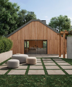 Напольное покрытие / Напольное покрытие из керамогранита с цементным эффектом