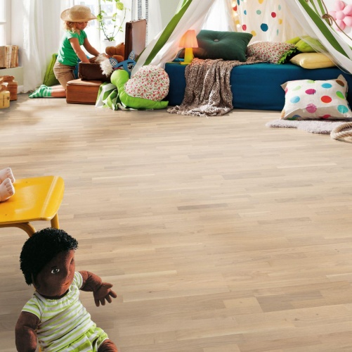 Паркетная доска Haro 4000 Series Top connect выбеленный Дуб Натур с брашью (Текстурированная) 2200х180 мм 531987 - Вид №10