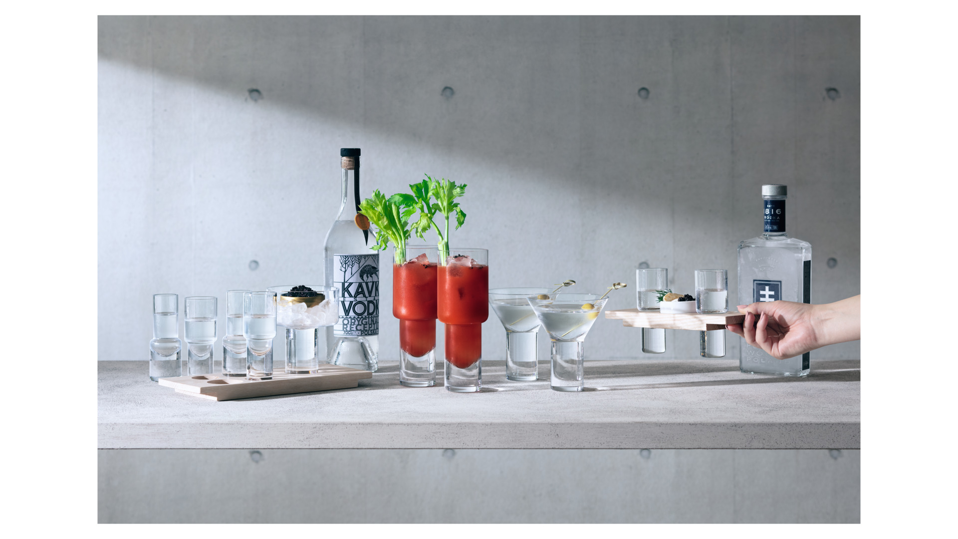 10656291 LSA International Набор сервировочный  LSA International, "Vodka", стопка, подставка Стекло  - Вид №5