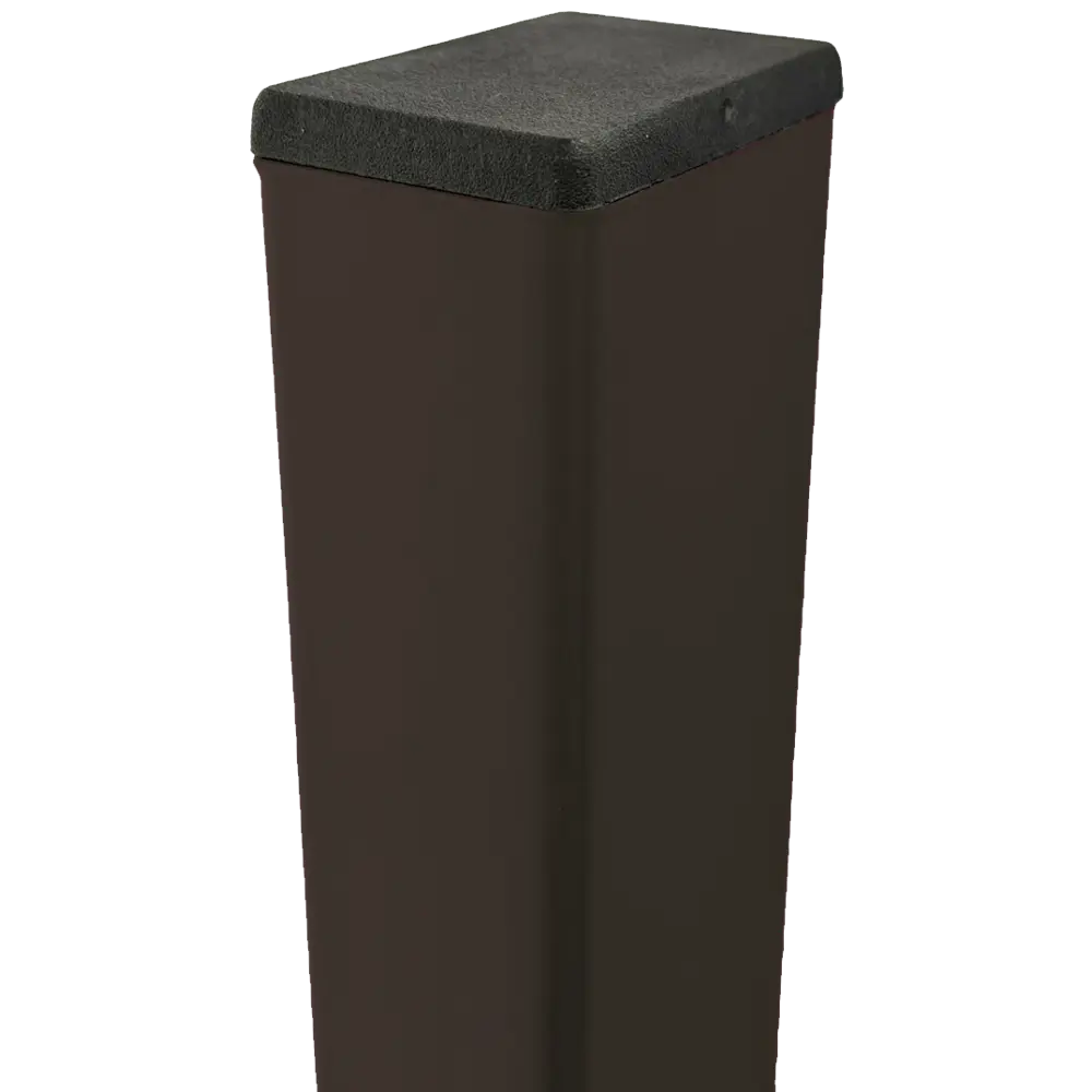 Столб для забора 60x40 мм 2.5 м RAL 8017 коричневый 89443272 STLM-2135379 Santreyd 