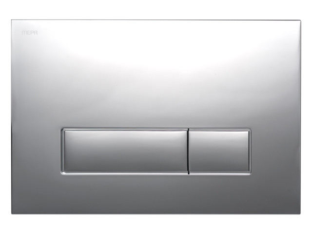 421810 MEPA  Смыв унитаза Кнопка смыва MEPAorbit, технология двойного смыва хромированный блеск 