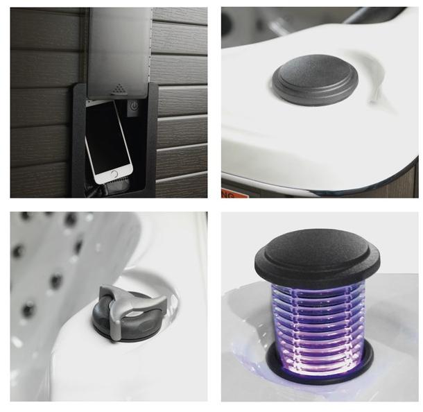 Gruppo Treesse Надземная прямоугольная гидромассажная ванна с хромотерапией Swim spa sun-id-1356573 - Вид №1