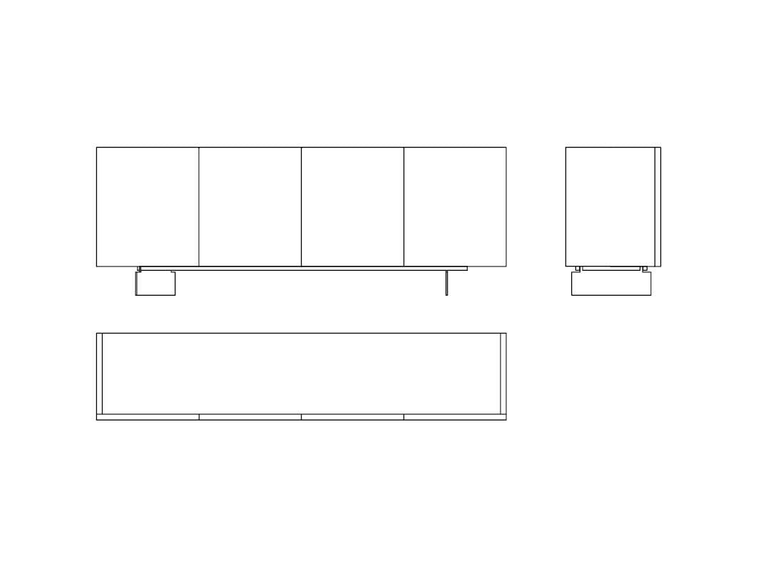 Деревянный шкаф с распашными дверями Naturedesign Origin ARCH-00122189 - Вид №3
