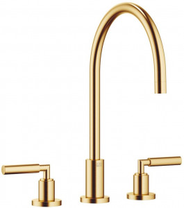 20815882-28 Смеситель на три отверстия - латунь сатинированная Dornbracht Tara.