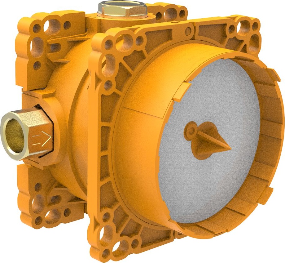 H3789800001001 Simibox Light встраиваемый смешивающий блок для смесителей для ванны/душа, с запорной арматурой LAUFEN PRO